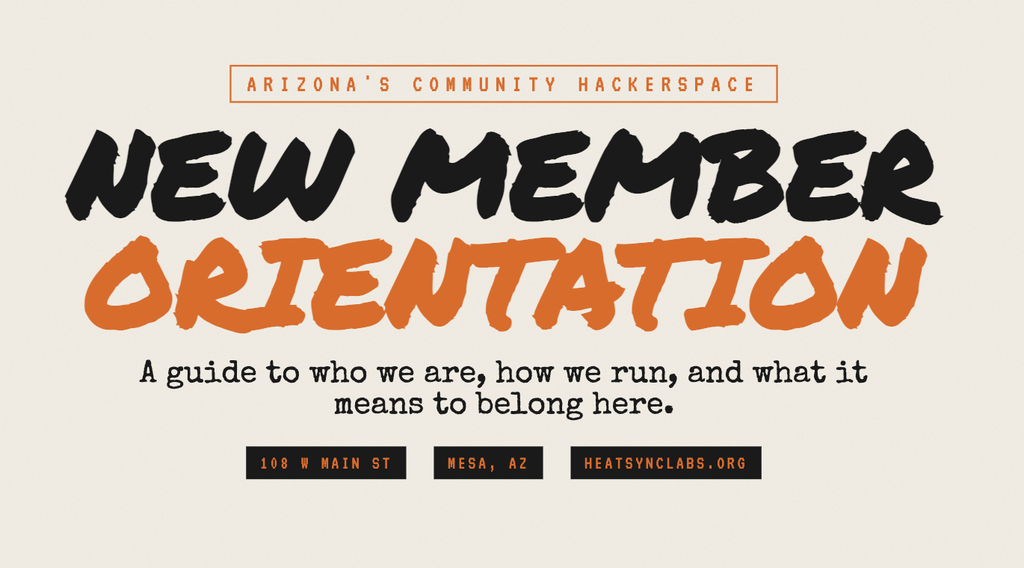 New Member Orientation